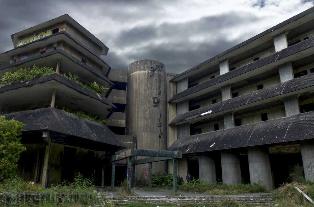 abandoned hotel Monte Palace