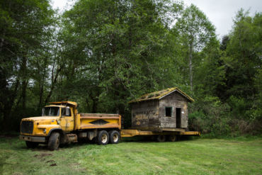 Tiny house at Camp 18, Oregon.
