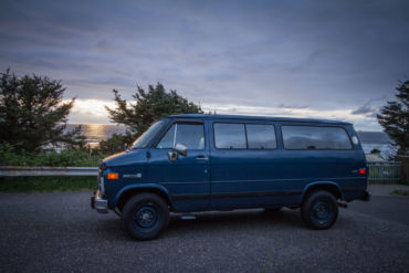 DocVan enjoys the sunset, somewhere in Oregon.