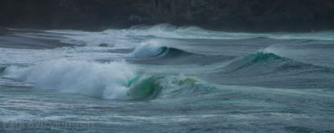 Shorebreak at Santa Barbara Beach.