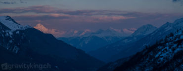 Serre Chevalier alpenglow, French Alps gravityking explore