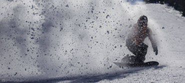 You don't necessarily need deep powder for badass sprays. Spraying in Greece Elatochori