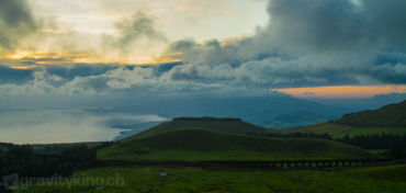 Sunrise from the top of the Volcano.